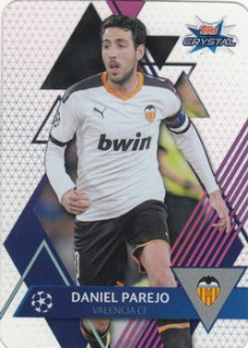 Daniel Parejo Valencia CF 2019/20 Topps Crystal Champions League Base card #19